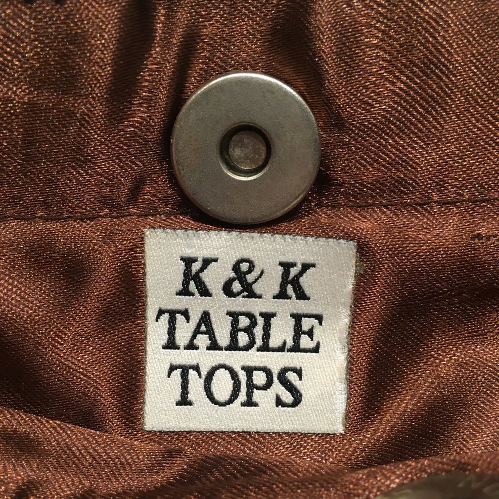 Beaded Bag With Shells And Wood Handle - image 3